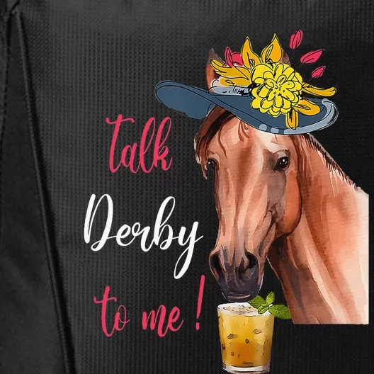 Talk Derby To Me Horse Racing City Backpack