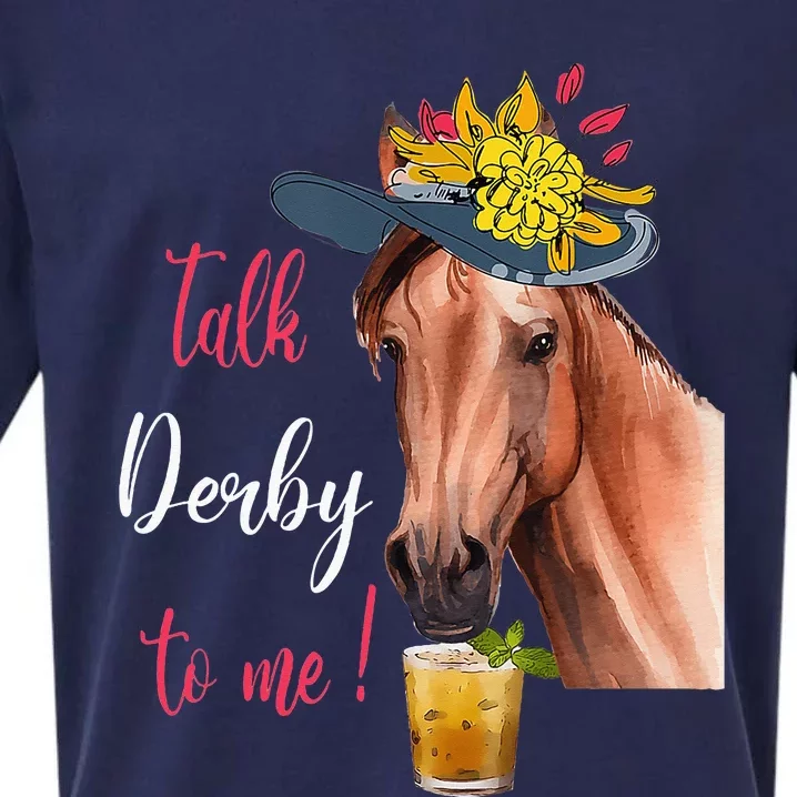 Talk Derby To Me Horse Racing Sueded Cloud Jersey T-Shirt