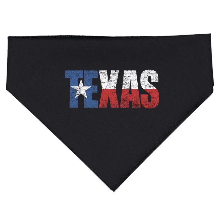 Texas | distressed Texas Flag USA-Made Doggie Bandana