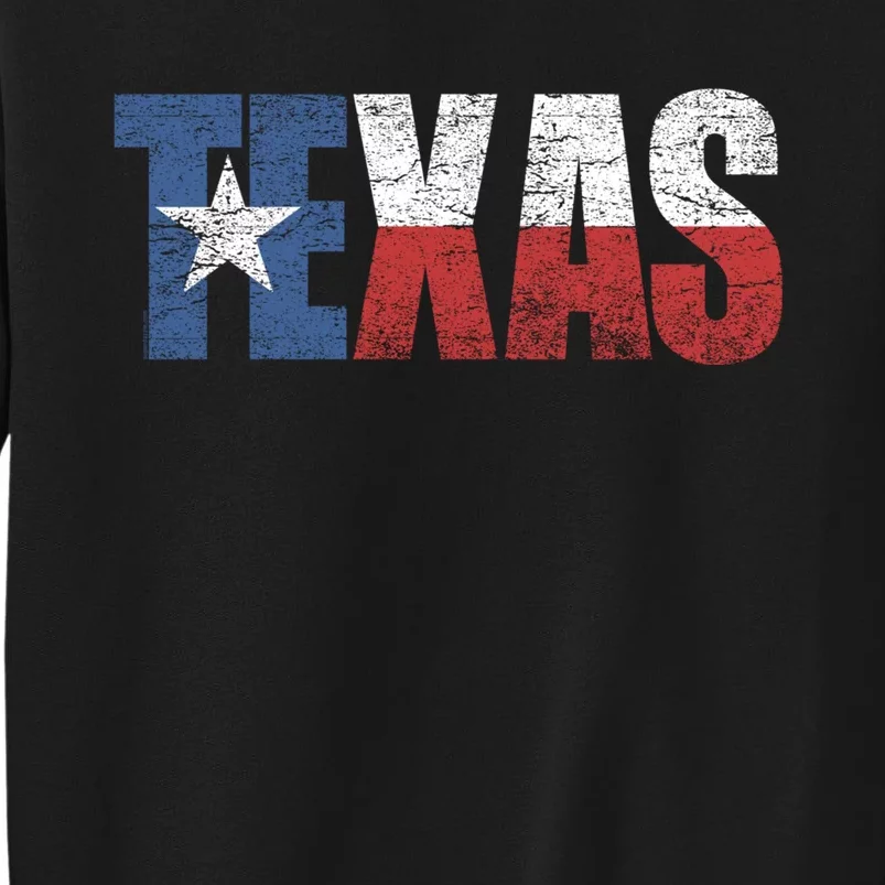 Texas | distressed Texas Flag Sweatshirt