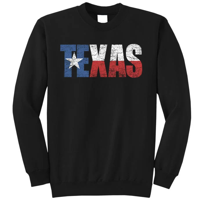 Texas | distressed Texas Flag Sweatshirt