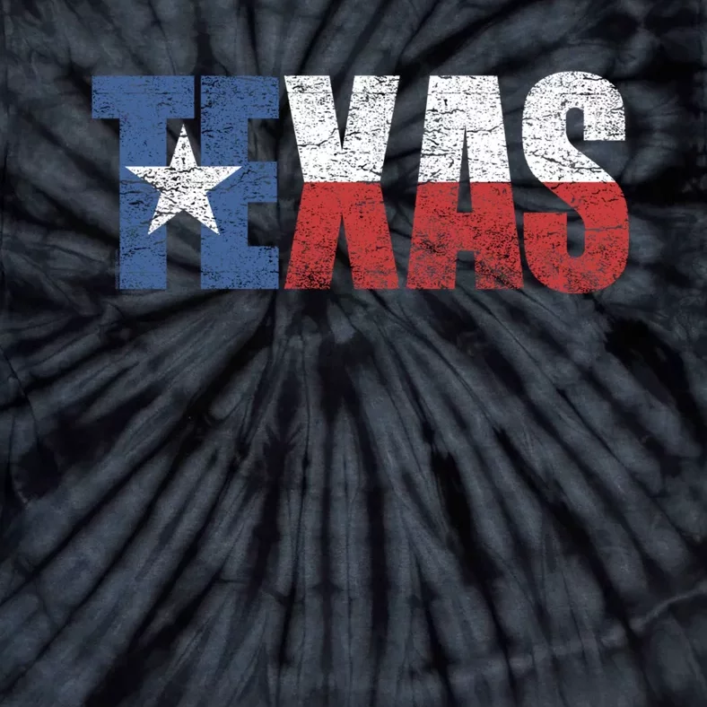 Texas | distressed Texas Flag Tie-Dye T-Shirt