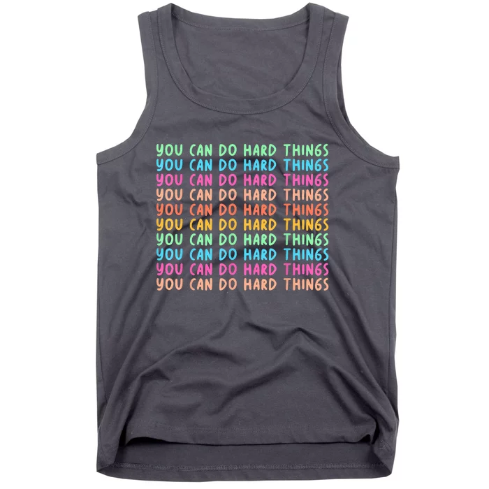 Test Day Teacher You Can Do Hard Things Women Tank Top