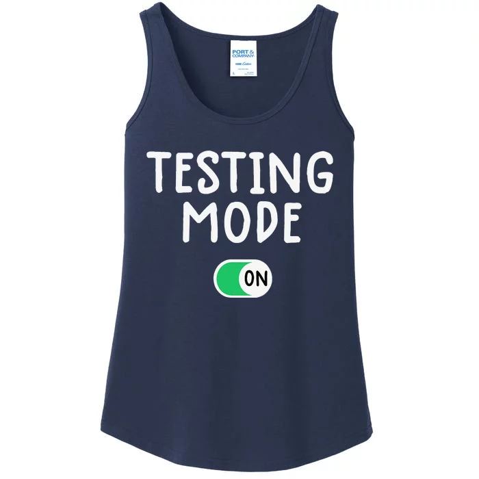 Test Day Teacher Testing Day Funny Teacher Tee Ladies Essential Tank