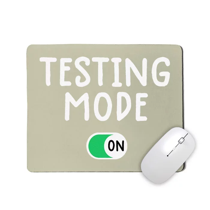 Test Day Teacher Testing Day Funny Teacher Tee Mousepad