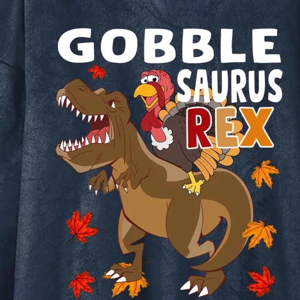 Thanksgiving Dinosaur Turkey Riding T Rex Boys Costume Gift Hooded Wearable Blanket