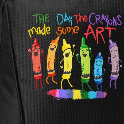 The Day The Crayons Made Some Art Teacher Art City Backpack