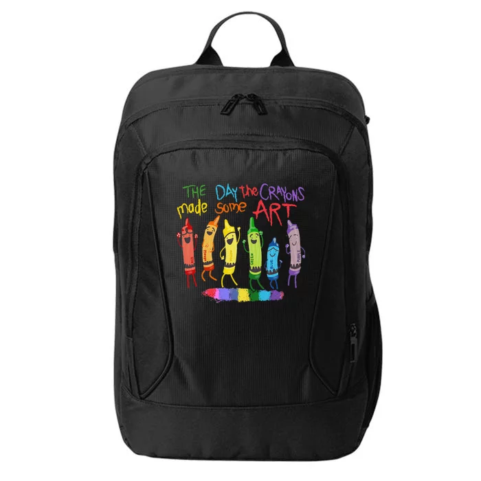 The Day The Crayons Made Some Art Teacher Art City Backpack