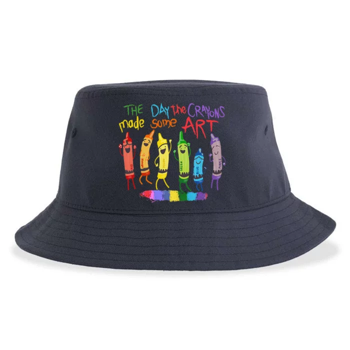 The Day The Crayons Made Some Art Teacher Art Sustainable Bucket Hat