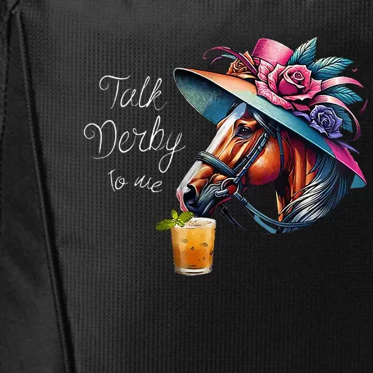 Talk Derby To Me Racing Horse City Backpack