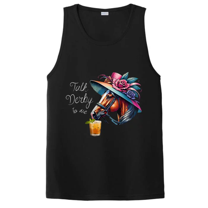 Talk Derby To Me Racing Horse Performance Tank