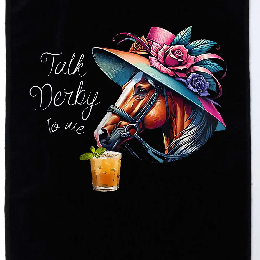 Talk Derby To Me Racing Horse Platinum Collection Golf Towel