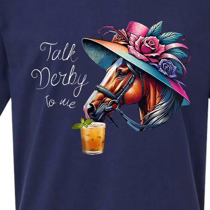 Talk Derby To Me Racing Horse Sueded Cloud Jersey T-Shirt