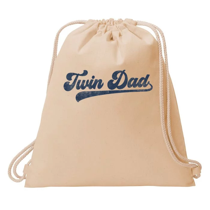 Twin Dad Drawstring Bag