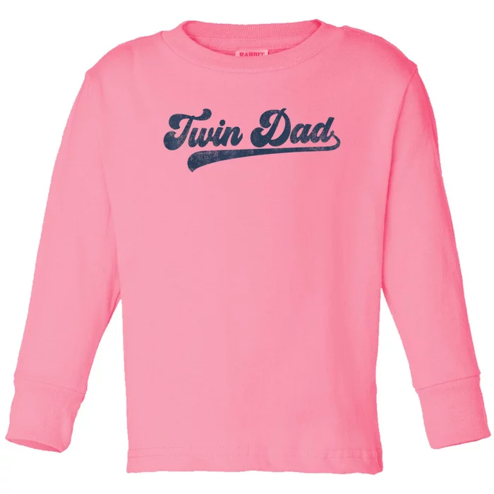 Twin Dad Toddler Long Sleeve Shirt