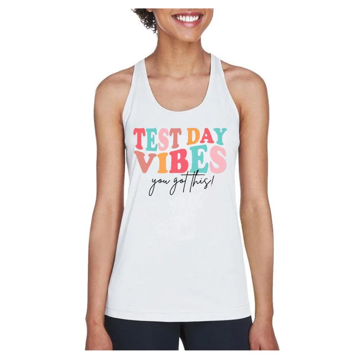 Test Day Teacher Women's Racerback Tank