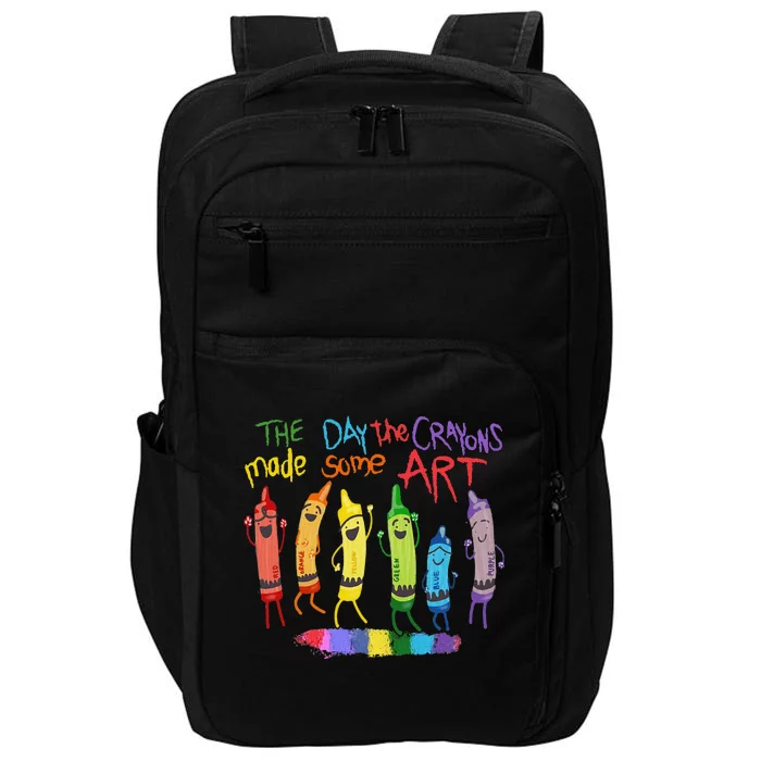 The Day The Crayons Made Some Art Teacher Art Impact Tech Backpack