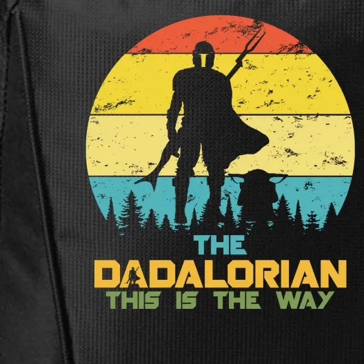 The Dadalorian This Is The Way Funny Dad Movie Spoof City Backpack