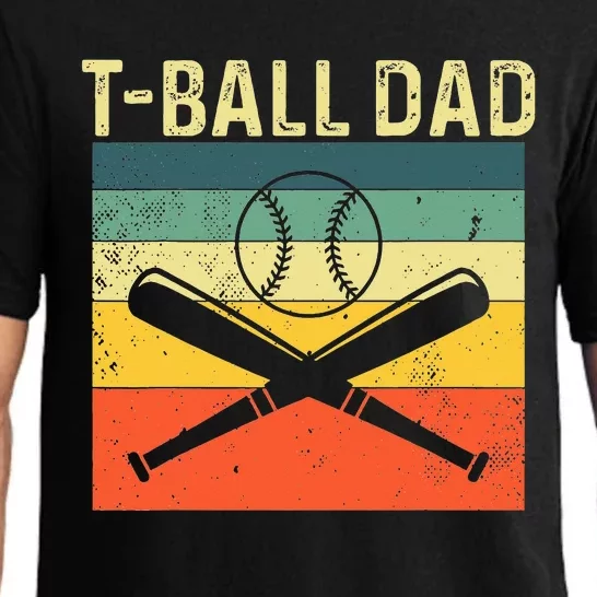 TeeBall Dad Tee Fathers Day Baseball Dad Pajama Set