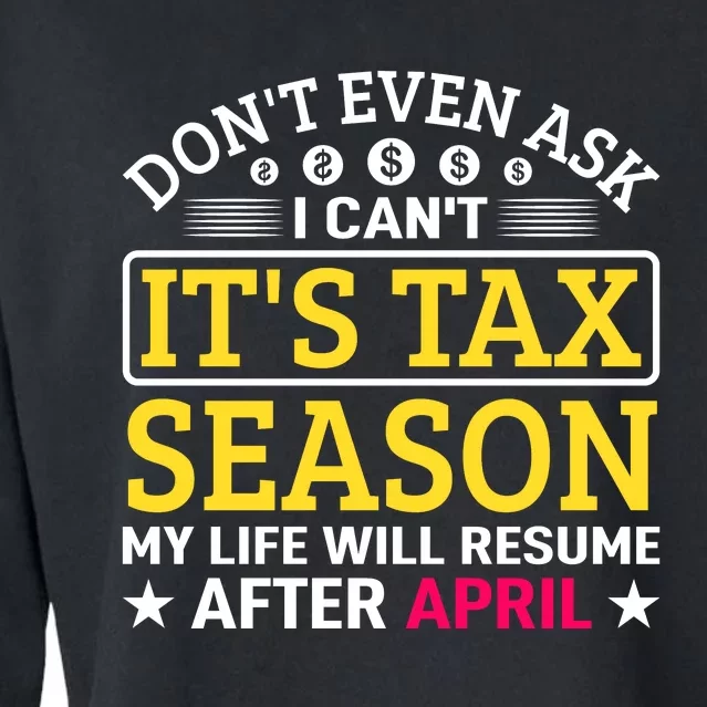 Tax Day T Cropped Pullover Crew