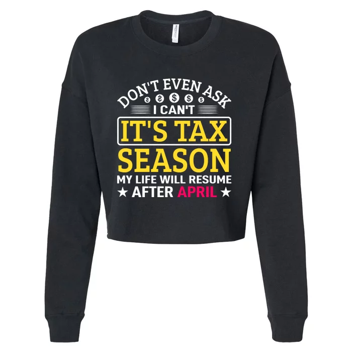 Tax Day T Cropped Pullover Crew