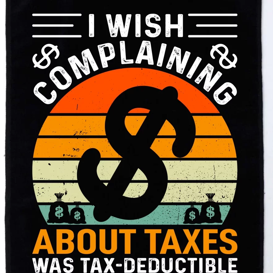 Tax Day T Platinum Collection Golf Towel