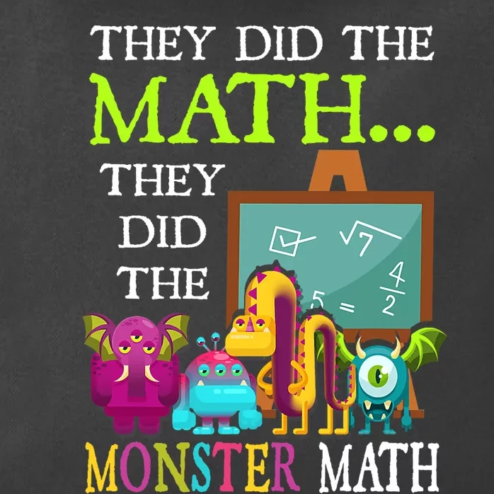 They Did The Math They Did The Monster Math Funny Halloween Zip Tote Bag