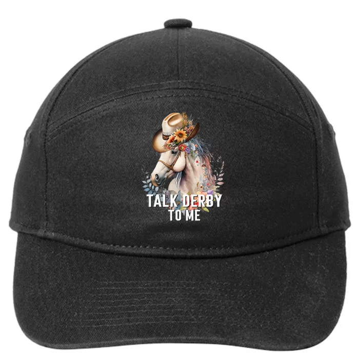 Talk Derby To Me Horse Racing Derby Day 7-Panel Snapback Hat