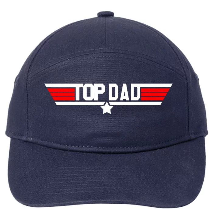 Top Dad. 7-Panel Snapback Hat