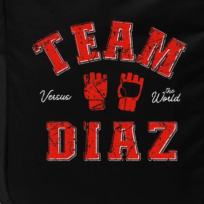 Team Diaz Vs The World Family Last Name Fighter Impact Tech Backpack