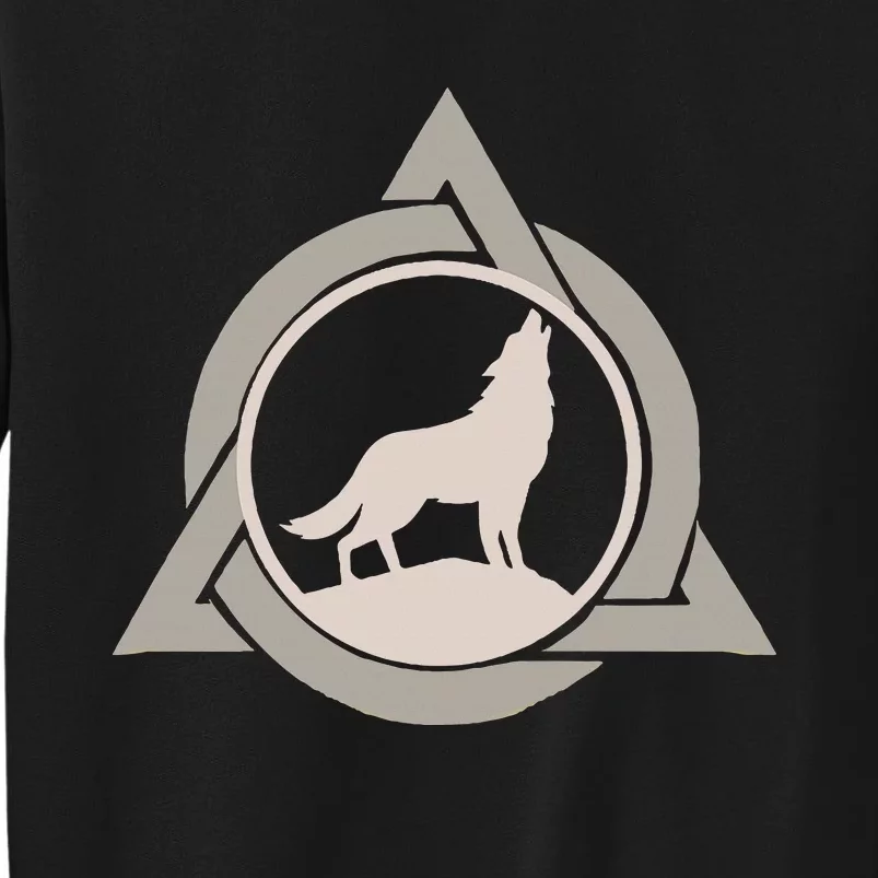 Theta Delta Wolf Therian Gear Therianthropy Symbol Otherkin Sweatshirt