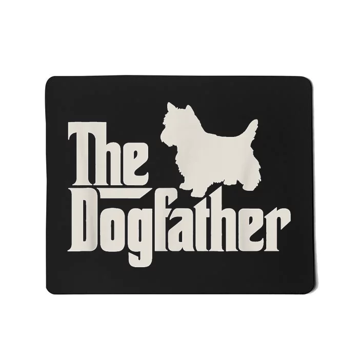 The Dogfather West Highland White Terrier Dog Daddy Dogs Mousepad