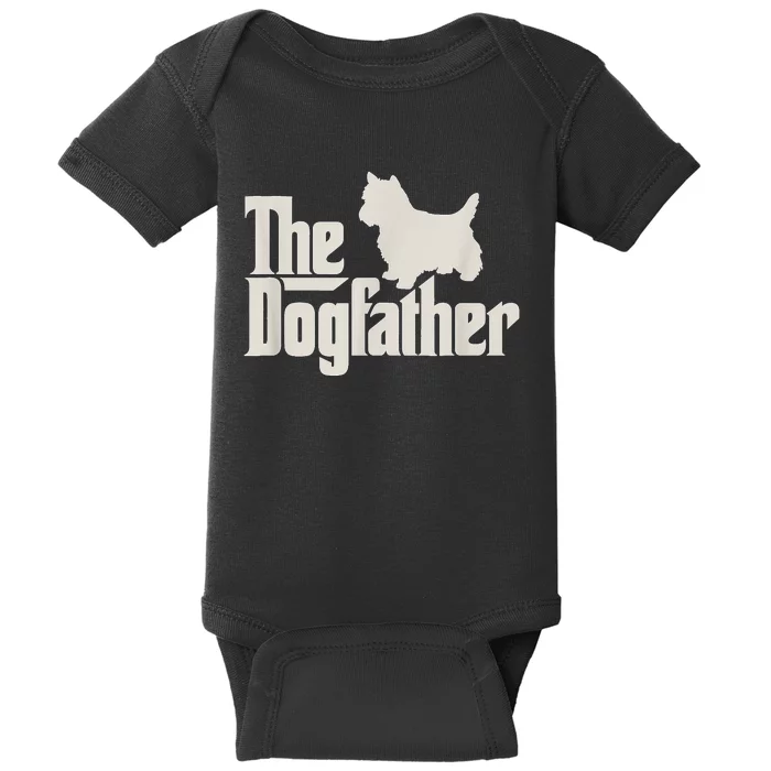 The Dogfather West Highland White Terrier Dog Daddy Dogs Baby Bodysuit