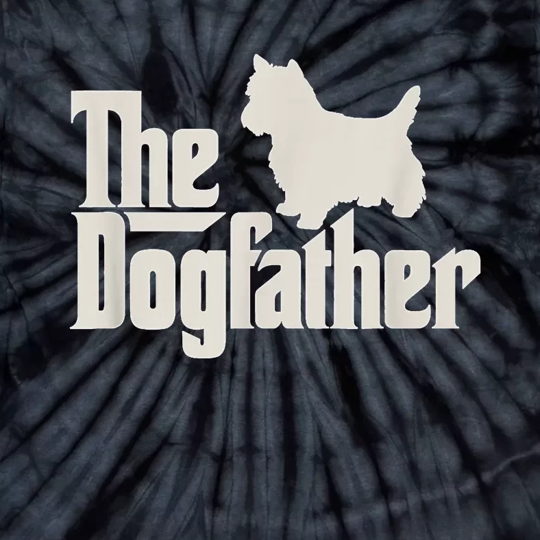 The Dogfather West Highland White Terrier Dog Daddy Dogs Tie-Dye T-Shirt