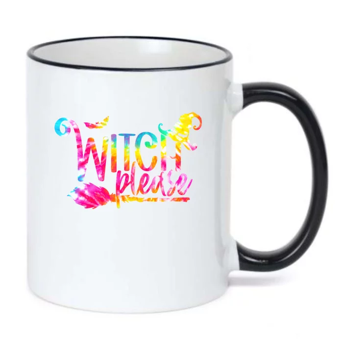 Tie Dye Witch Please Halloween Witch Vibes Witchy Gift Black Color Changing Mug