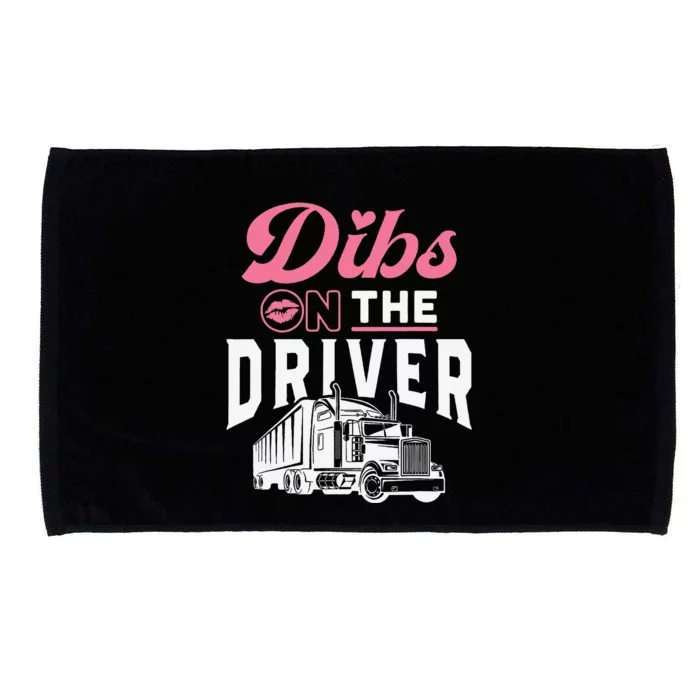 Truck Driver Wife Proud Trucker Friend Anniversary Gift Microfiber Hand Towel