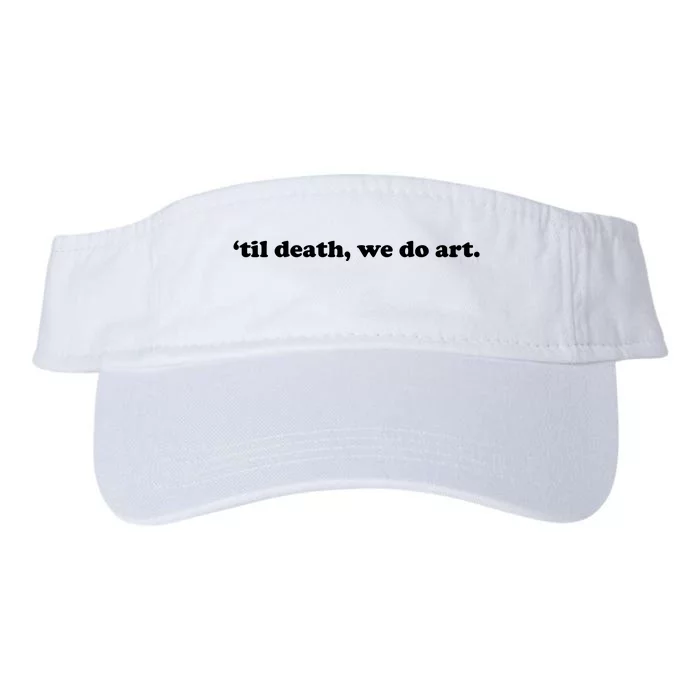 Til Death We Do Art Valucap Bio-Washed Visor