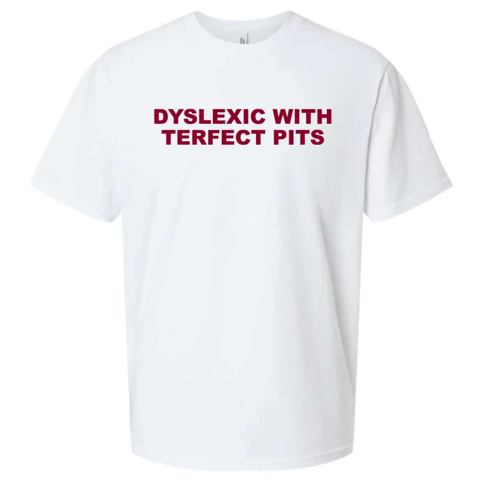 Todaysuniform Dyslexic With Terfect Pits Sueded Cloud Jersey T-Shirt