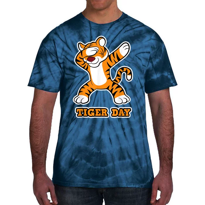 Tiger Day Wildlife Animal For Tiger Tie-Dye T-Shirt