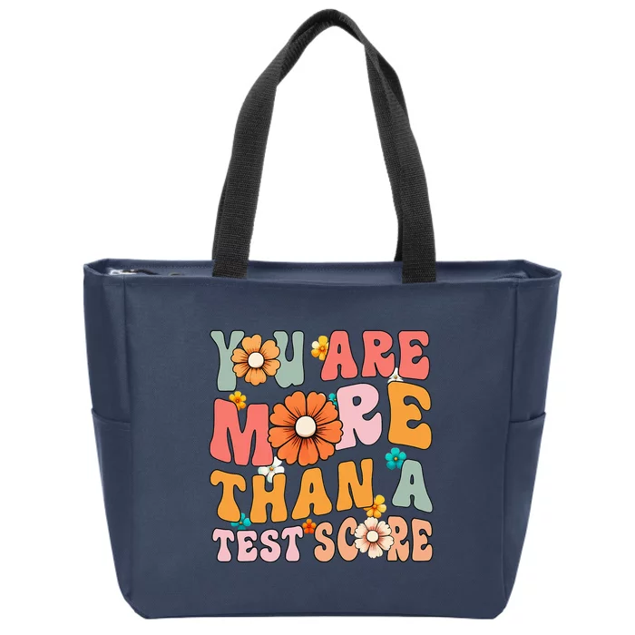 Testing Day You Are More Than A Test Score Teacher Test Day Zip Tote Bag