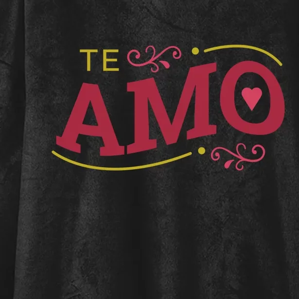 Te Amo Hooded Wearable Blanket