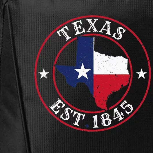 Texas Est 1845 Texan Home State Texas Pride City Backpack