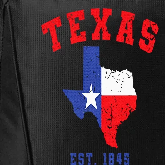 Texas Est. 1845 Texas Pride Home State Texan City Backpack