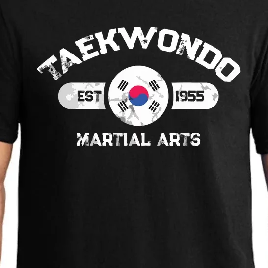 Taekwondo Established 1955 Tae Kwon Do Gift Martial Arts Pajama Set