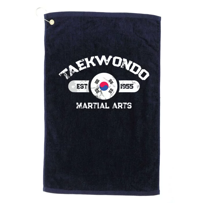 Taekwondo Established 1955 Tae Kwon Do Gift Martial Arts Platinum Collection Golf Towel