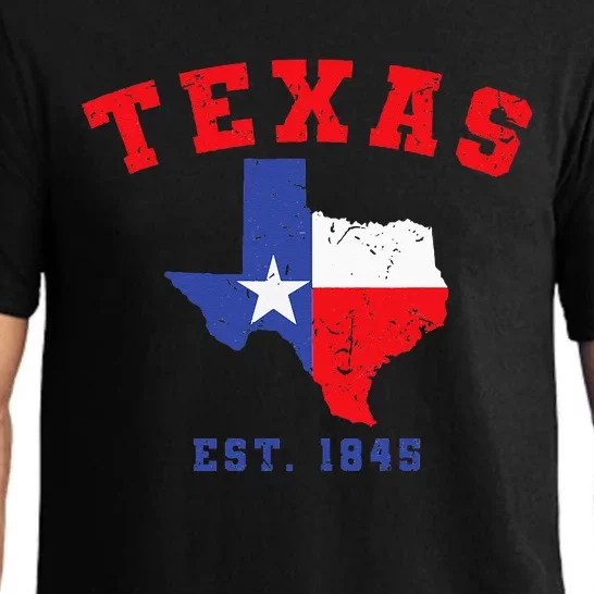 Texas Est 1845 Texas Pride Home State Texan Pajama Set