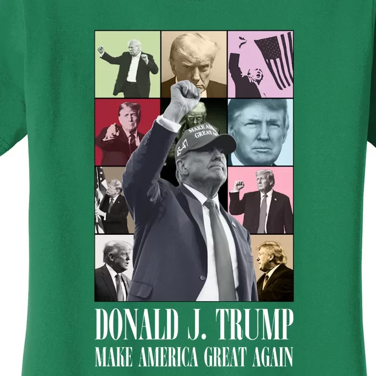 Trump Eras 2024 Make America Great Again Maga Women's T-Shirt