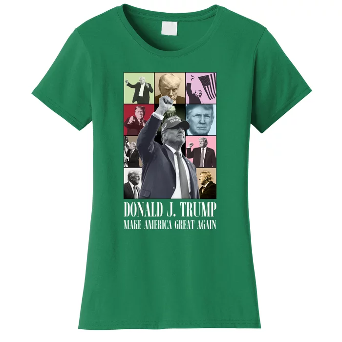 Trump Eras 2024 Make America Great Again Maga Women's T-Shirt