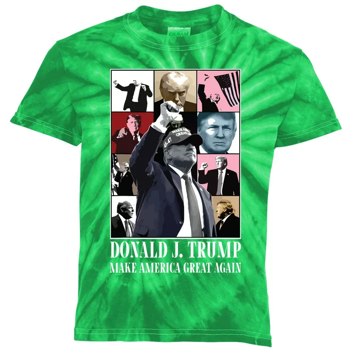 Trump Era 2024 Kids Tie-Dye T-Shirt