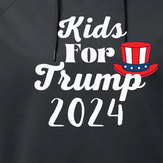 Trump Election 2024 Performance Fleece Hoodie